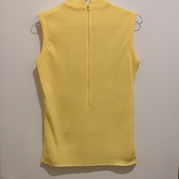 James Kenrob vintage women’s tank top. Yellow. Size 10 - Picture 3 of 4